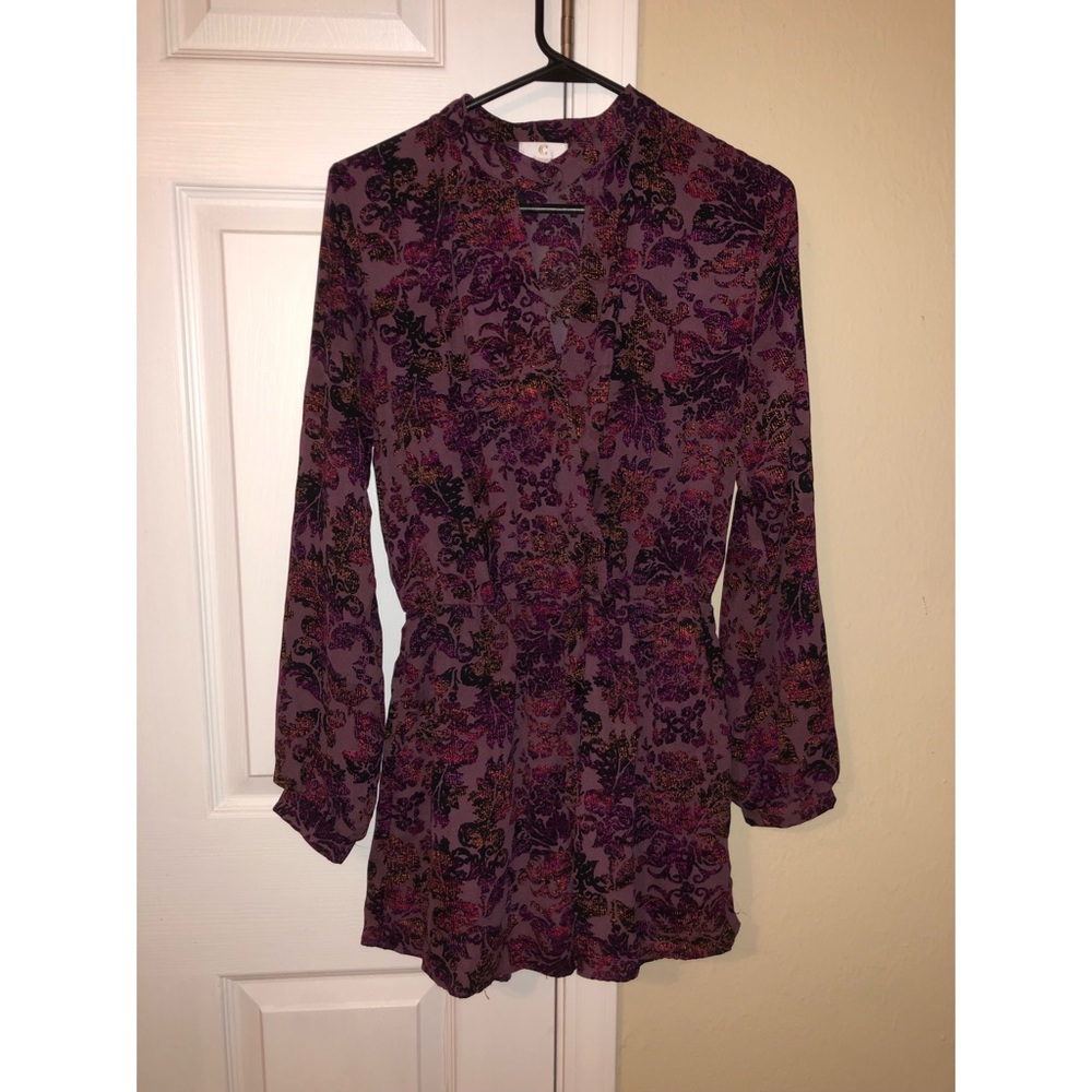 floral printed romper